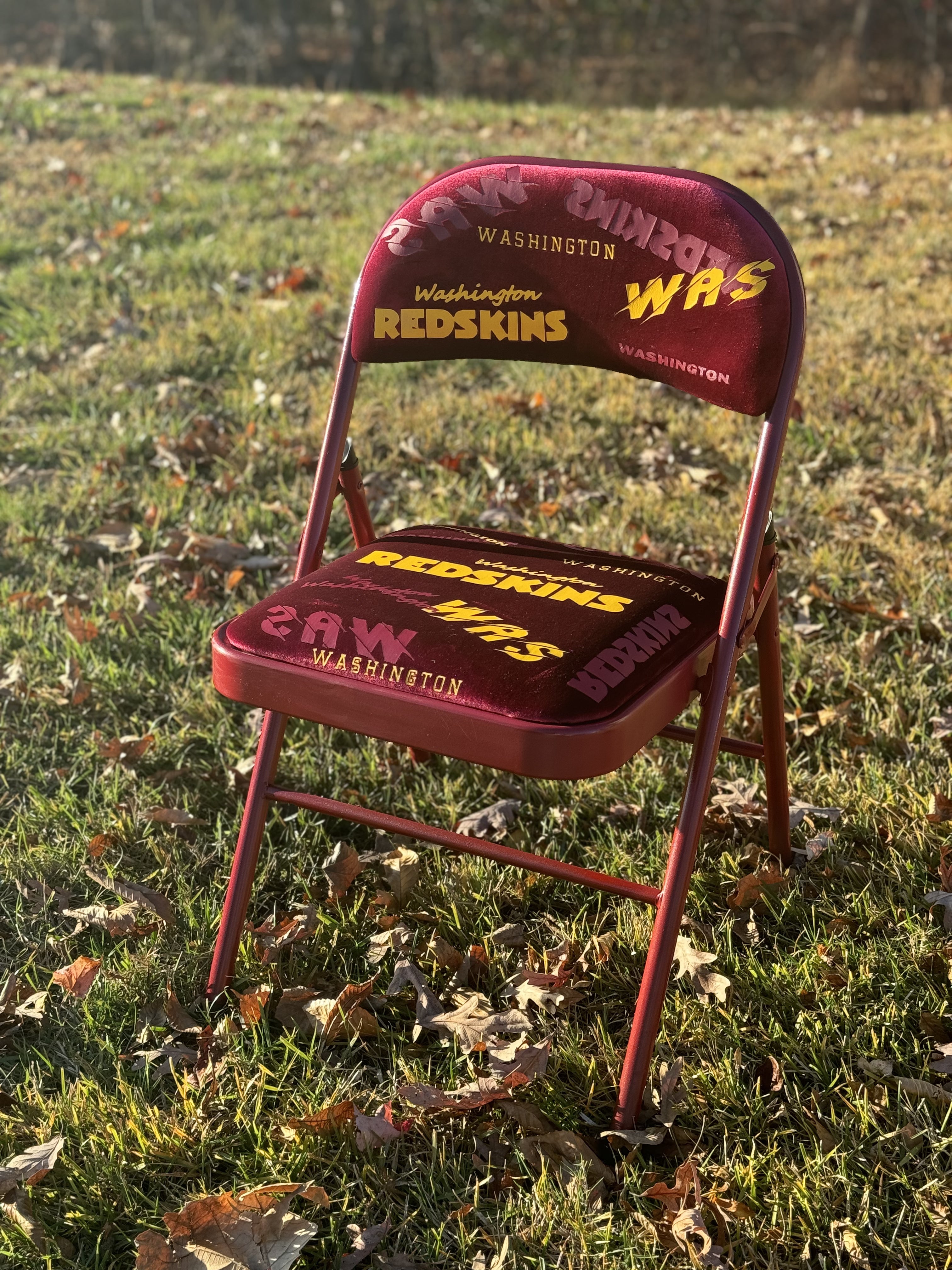 Custom Football  Folding Chair