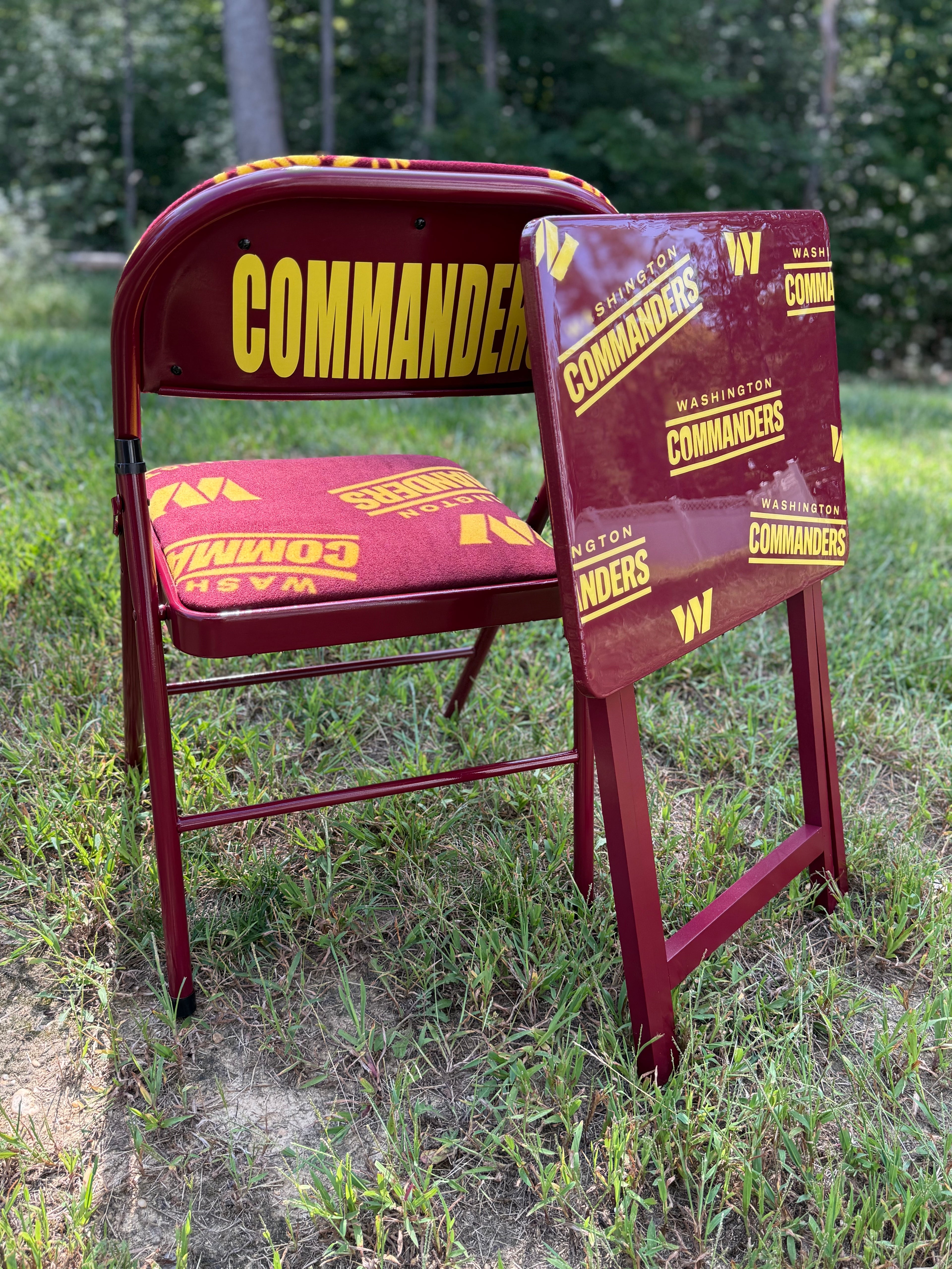 Custom Football: Chair and Table Set